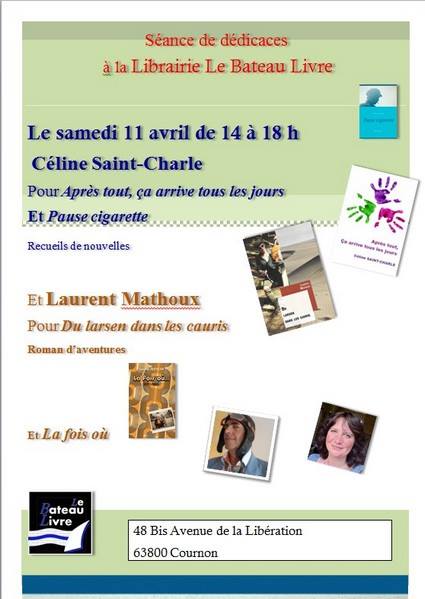 Dédicace Céline Saint-Charle