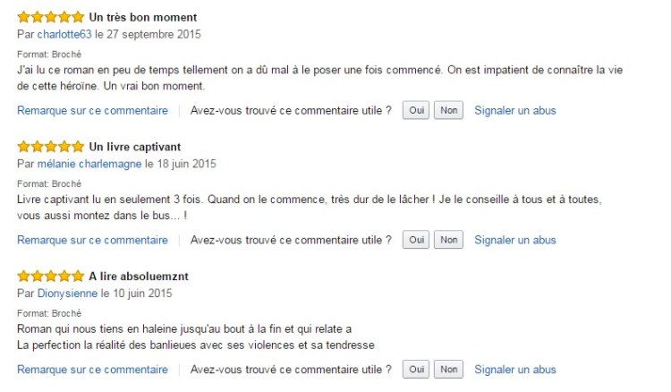 lecteurs amazon moineau